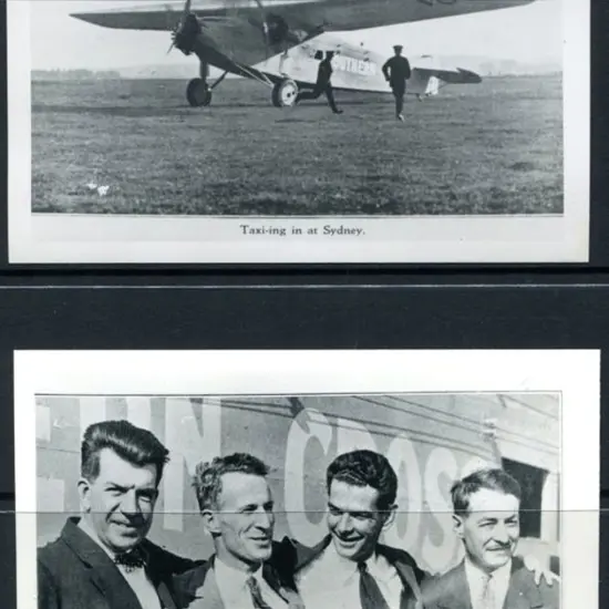 1928 "The Crew after completion of first ...