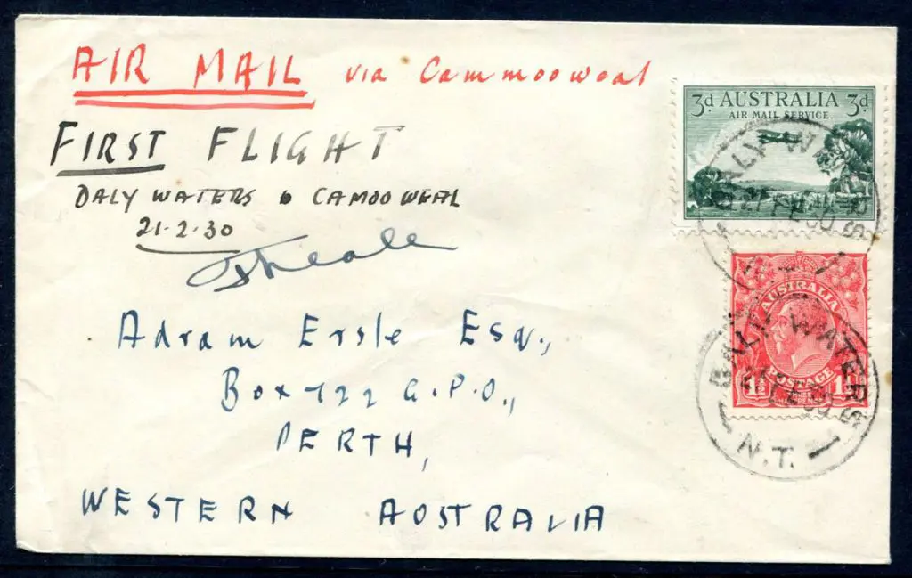 1930 (19th Feb) Daly Waters to Camooweal flight ... Image 1++