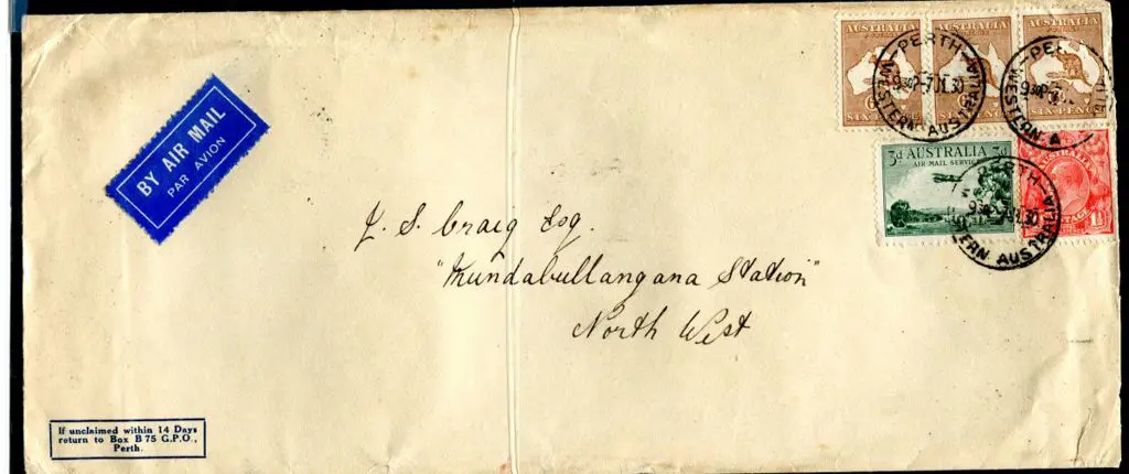 1930 (7th July) Perth to Mundabullangana long ... Image 1++