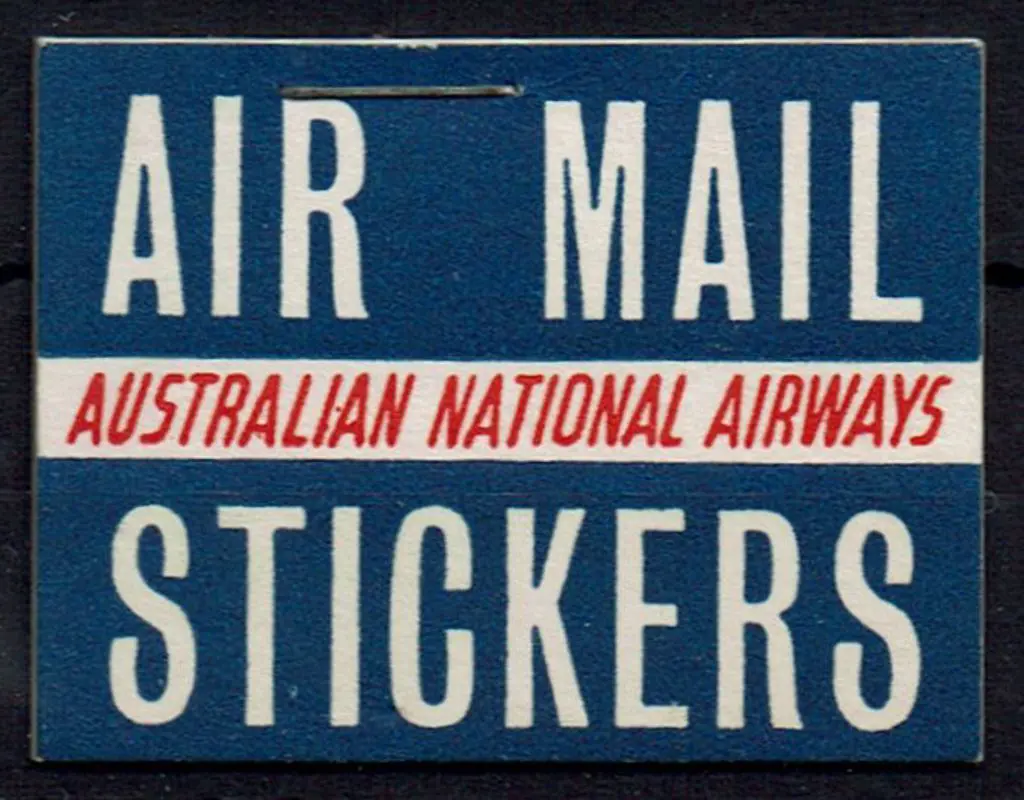 1930's "AUSTRALIAN NATIONAL AIRWAYS AIR MAIL ... Image 1++