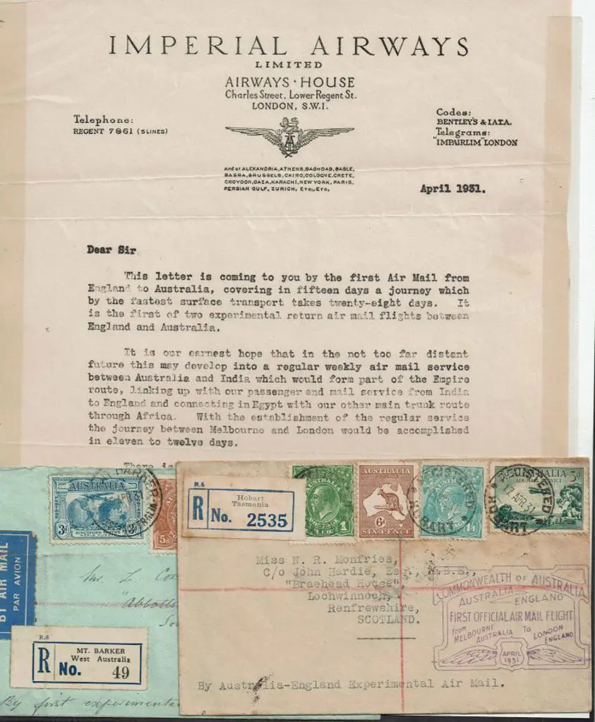 1931 (23rd Apr) First "All The Way" Experimental ... Image 1++