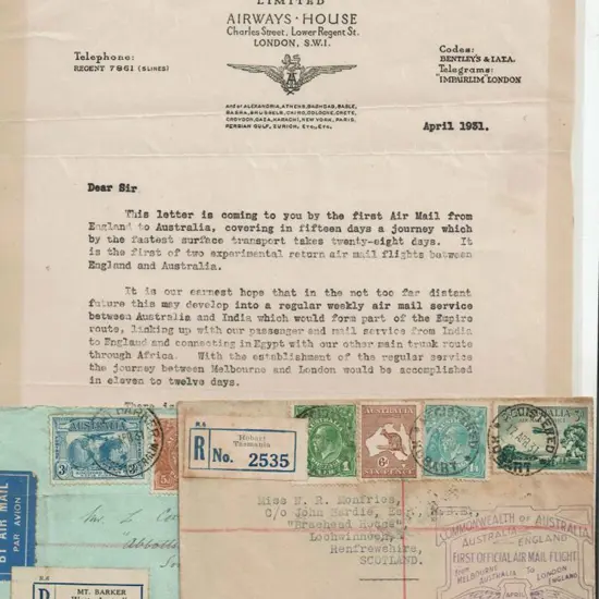 1931 (23rd Apr) First "All The Way" Experimental ...