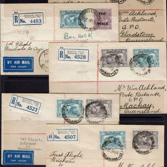 1931 (7th May) Brisbane to Mackay, Rockhampton, ...