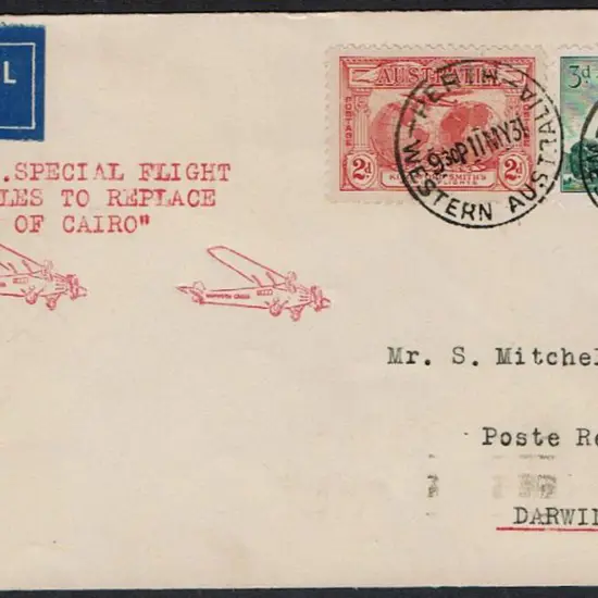 1931 (15th May) Perth to Darwin by DH66 Hercules ...