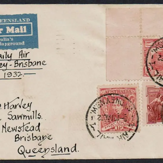1931 (1st Sept) Sydney to Lismore to Brisbane ...