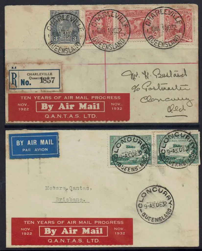 1931 (1st Nov) Charleville to Cloncurry & return ... Image 1++
