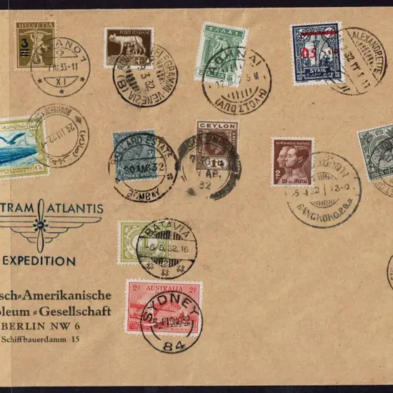 1932 (2nd Jan) Germany to Australia "Bertram ...