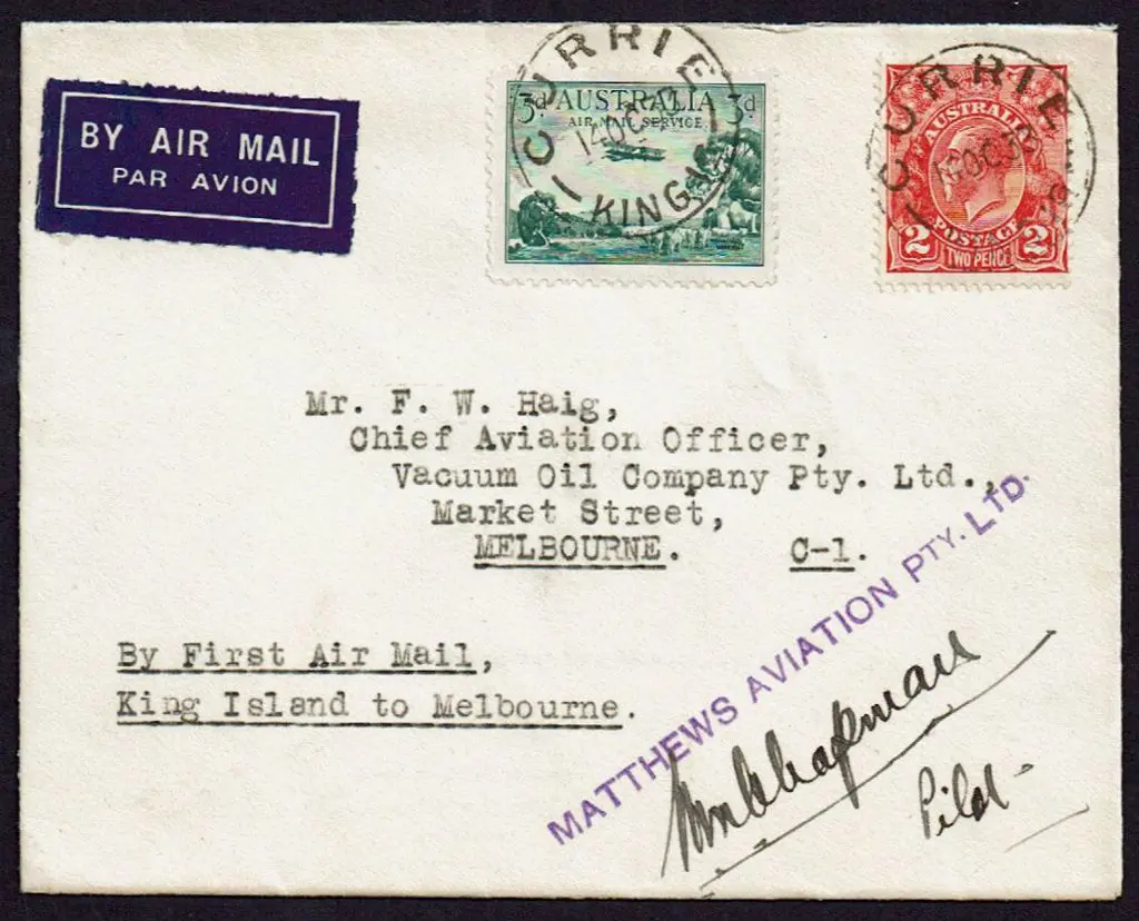 1933 (14th Oct) Currie to Melbourne with "Matthews ... Image 1++
