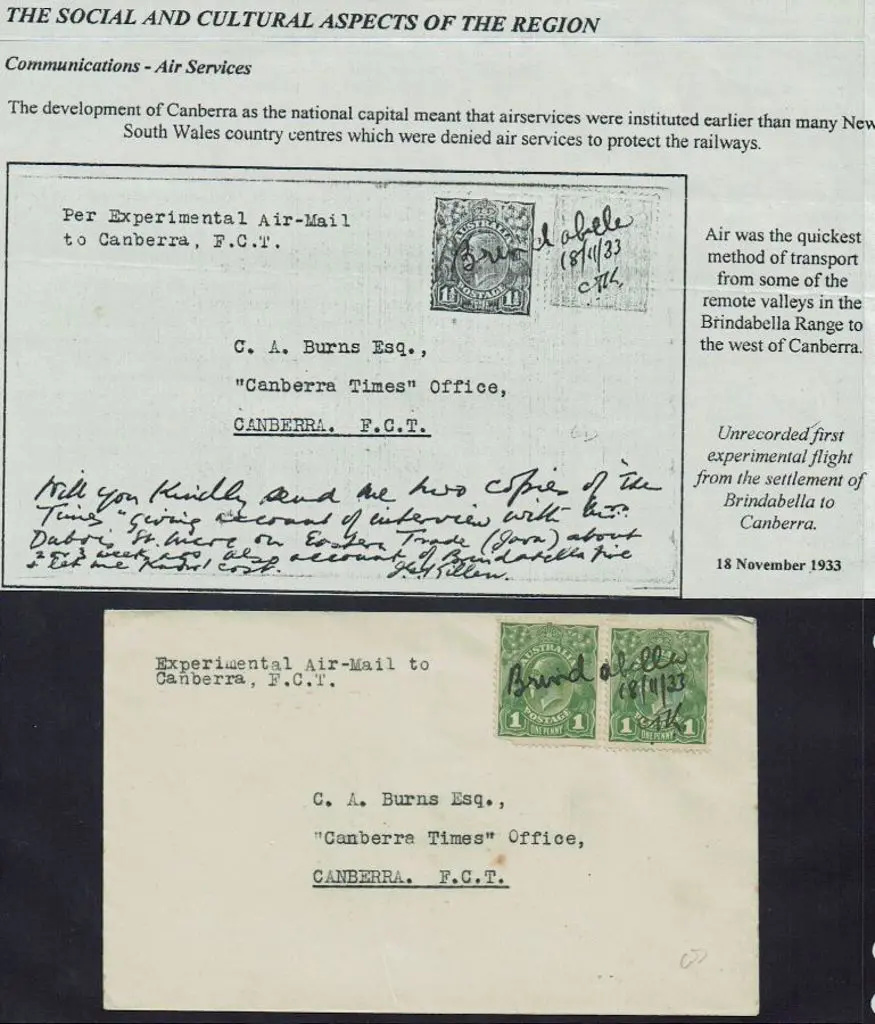1933 (18th Nov) Brindabella settlement to Canberra ... Image 1++