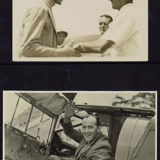 1933 Harry Broadbent b&w photo postcard signed by ...