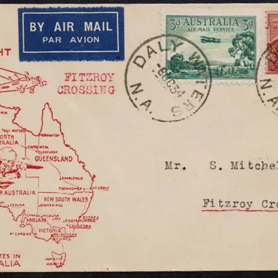 1934 (8th Oct) Daly Waters to Fitzroy Crossing on ...