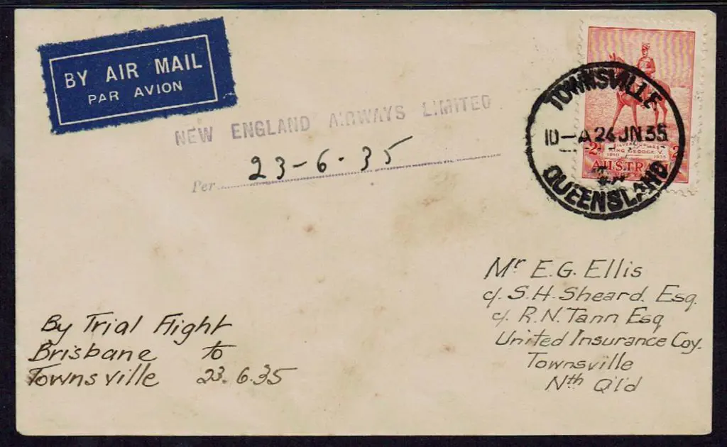 1935 (23rd June) Brisbane to Townsville by New ... Image 1++