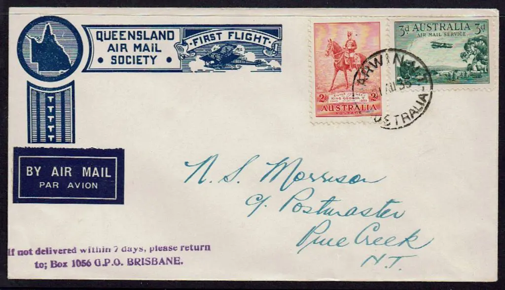 1935 (21st Aug) Darwin to Pine Creek on Queensland ... Image 1++
