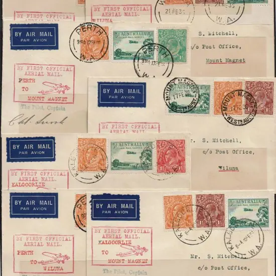 1936 (17th-21st Feb) Perth to Mt Magnet, Wiluna & ...