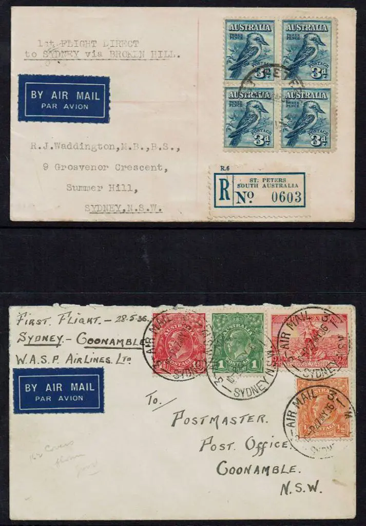 1936 (28th May) Broken Hill to Sydney WASP ... Image 1++