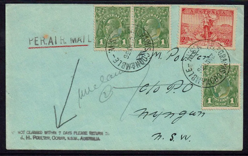 1936 (28th May) Coonamble to Nyngan intermediate ... Image 1++