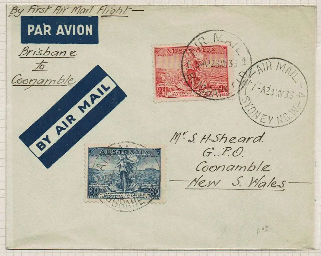 1936 (28th May) Sydney to Coonamble by WASP ... Image 1++