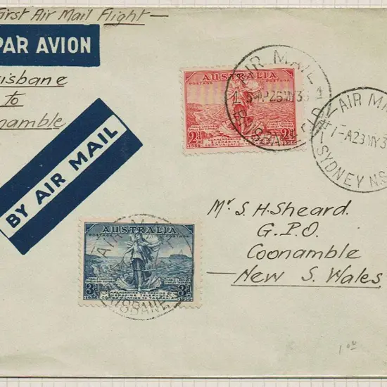 1936 (28th May) Sydney to Coonamble by WASP ...