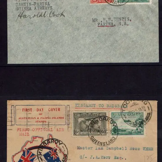 1937 (5th Mar) Darwin to Farina by Guinea Airways ...
