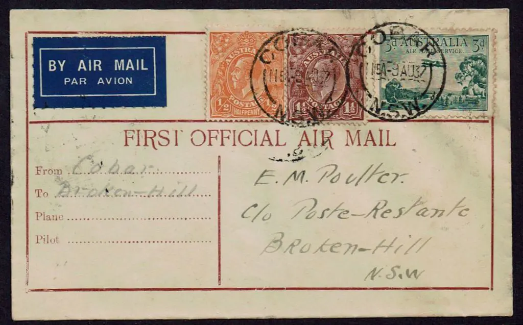 1937 (9th Aug) Cobar to Broken Hill intermediate ... Image 1++