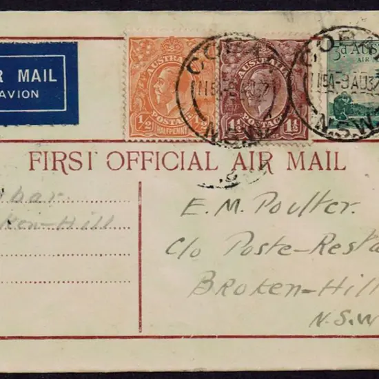 1937 (9th Aug) Cobar to Broken Hill intermediate ...
