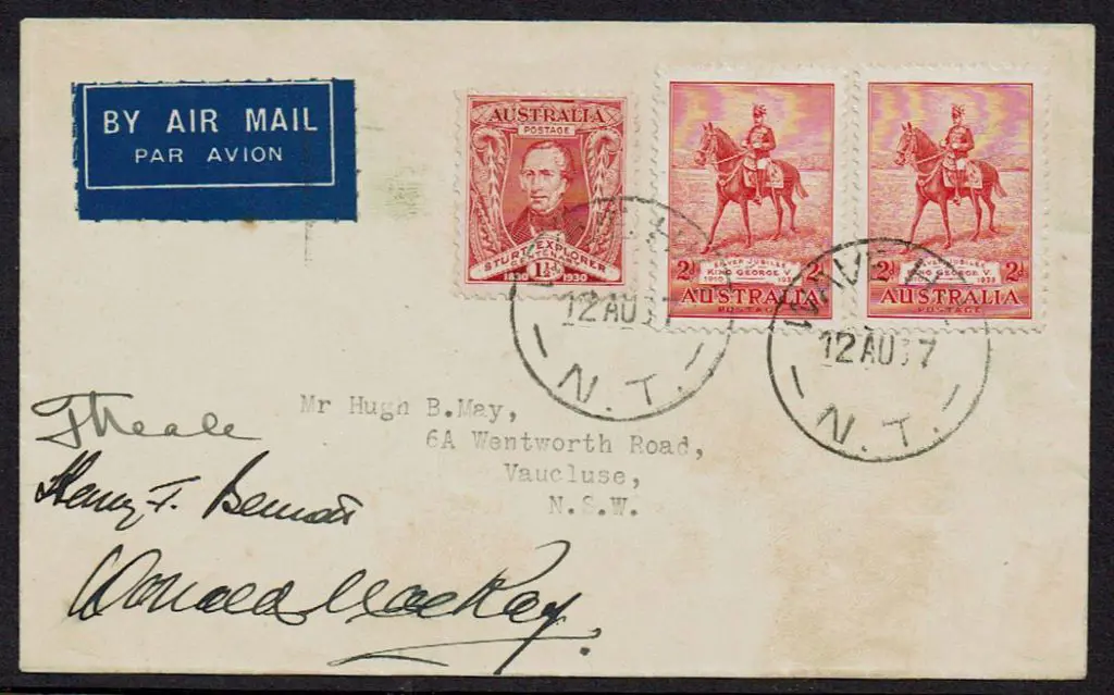 1937 (12th Aug) Fourth MacKay Aerial Expedition ... Image 1++