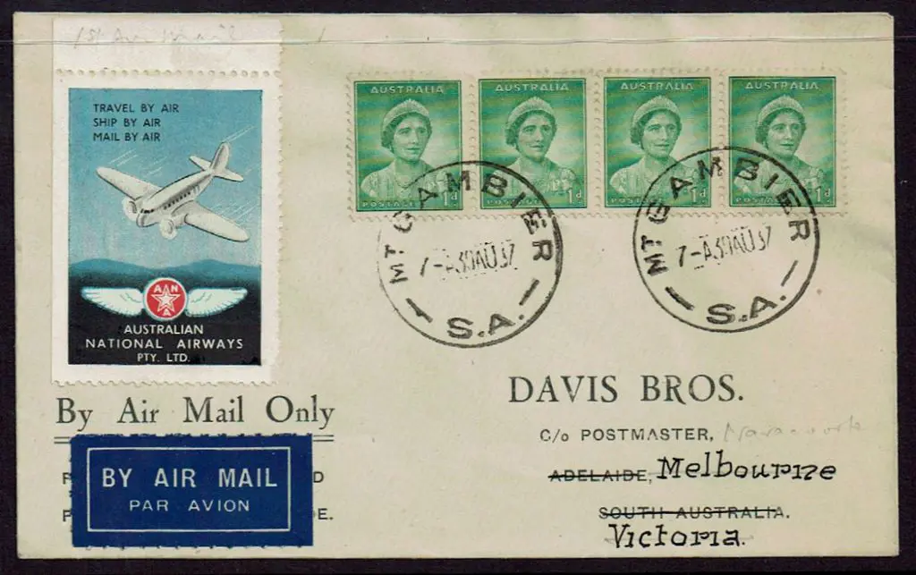1937 (30th Aug) Mt Gambier to Melbourne ... Image 1++