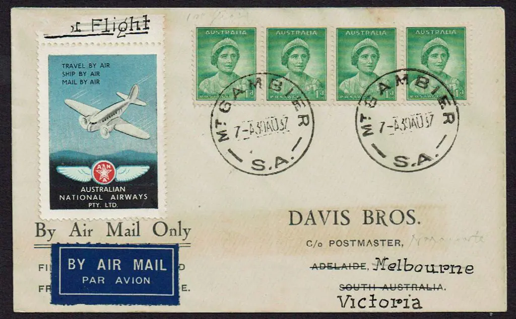 1937 (30th Aug) Mt Gambier to Melbourne ... Image 1++