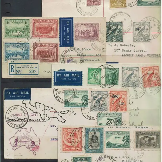 1938 (30th May) Aust to Papua & New Guinea group ...