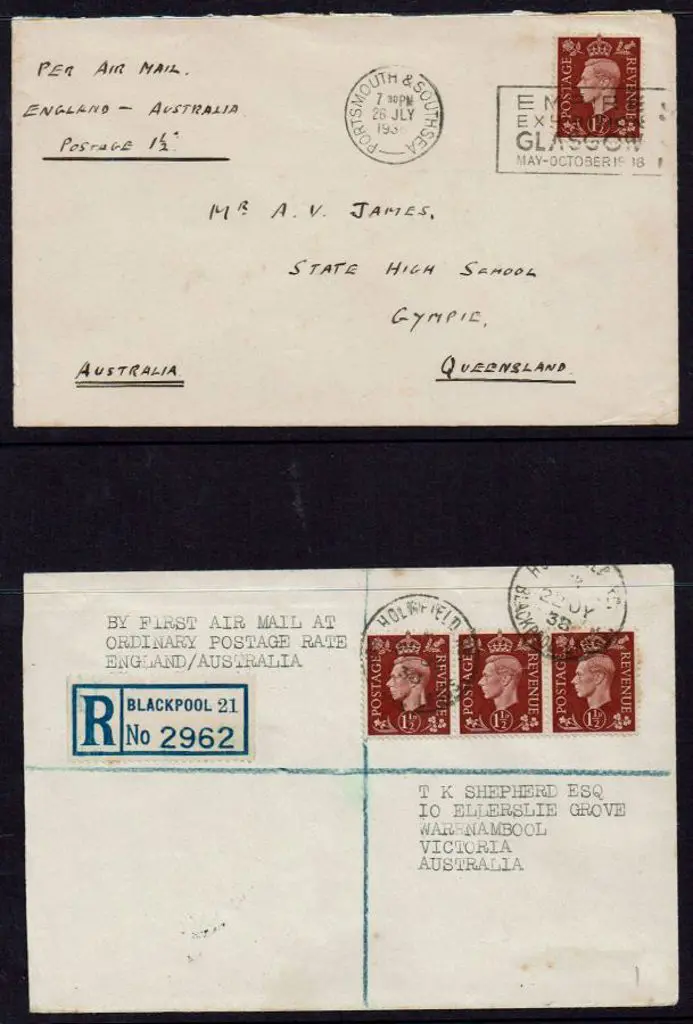 1938 (22nd July) England to Australia First ... Image 1++