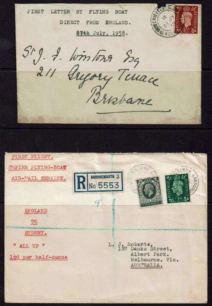 1938 (27th July) England to Australia by Flying ... Image 1++