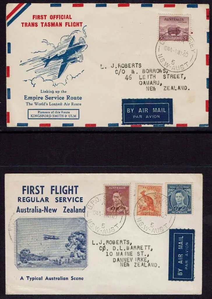 1940 (27th Apr) As above but one Registered Sydney ... Image 1++