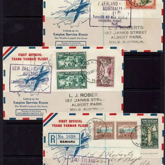 1940 (30th Apr) NZ to Australia to England by ...