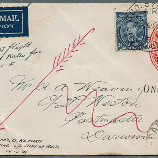 1940 (25th Nov) 2d red KGVI embossed PSE uprated ...