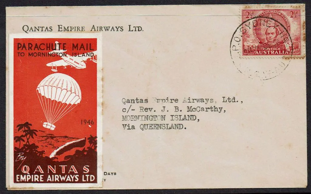 1946 (24th Dec) Sydney to Mornington Island Qantas ... Image 1++