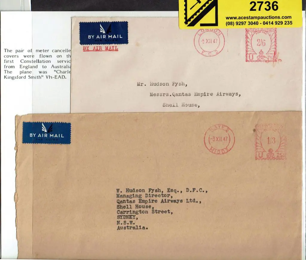 1947 (3rd Dec) First Constellation Flight England ... Image 1++