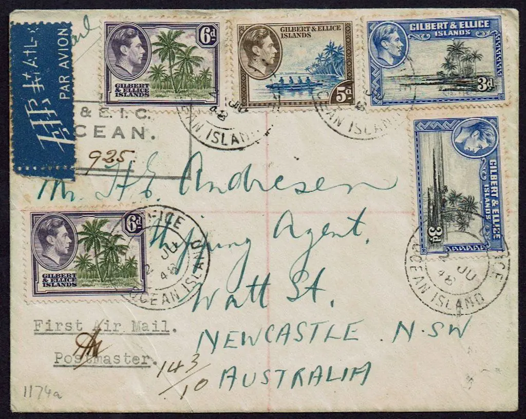 1948 (2nd Jun) Ocean Island to Australia ... Image 1++
