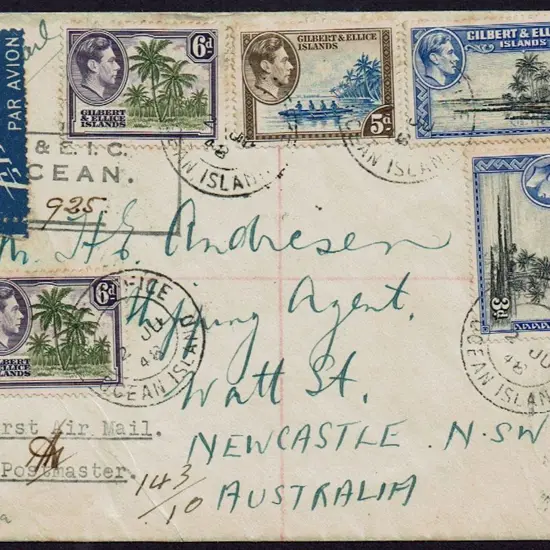 1948 (2nd Jun) Ocean Island to Australia ...