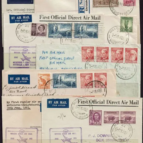 1951 (29th June) Melbourne to Christchurch First ...