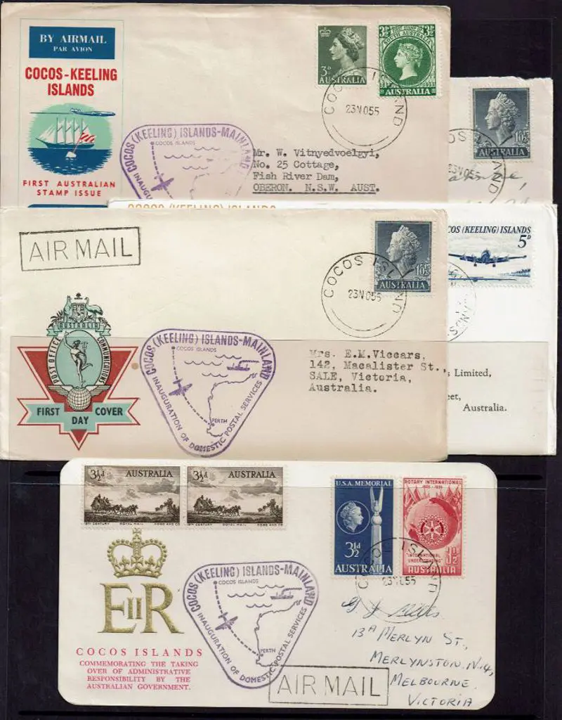 1955 (23rd Nov) Inauguration of Domestic Postal ... Image 1++