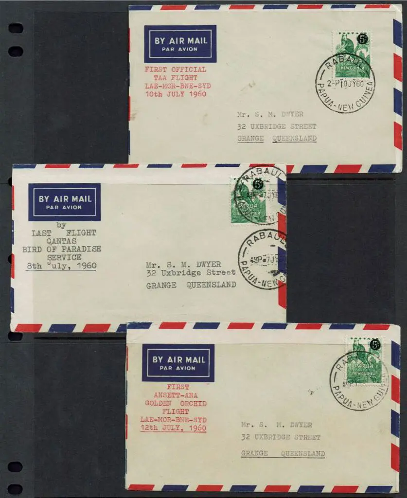 1960 (8th July) PNG to Australia Last Flight by ... Image 1++