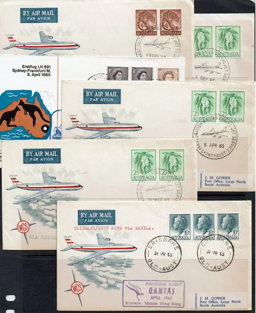 1965 (Mar/Apr) Brisbane to Hong Kong, Sydney to ... Image 1++
