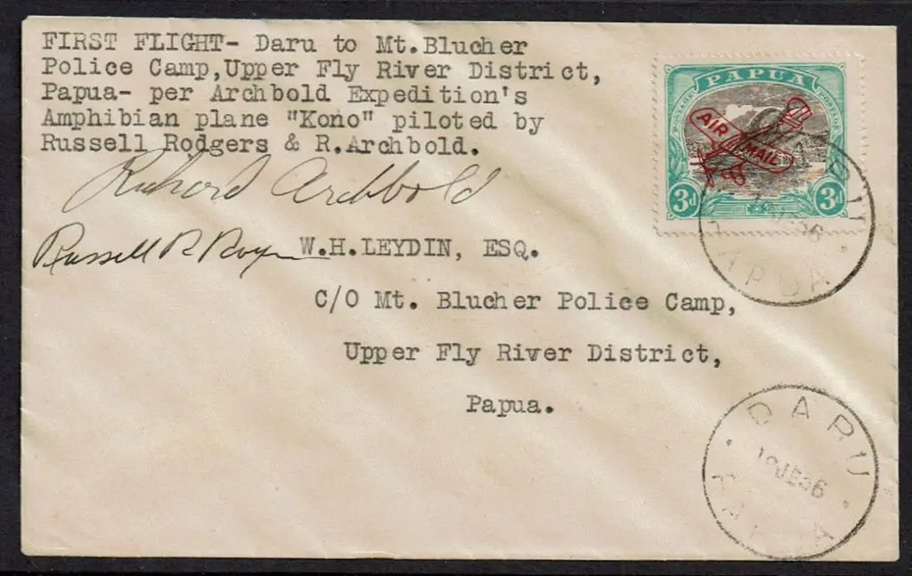 1936 (18th Jun) Daru to Mount Blucher for the ... Image 1++