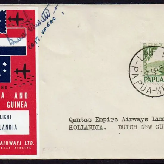 1953 (7th Sep) Lae to Hollandia with Qantas ...