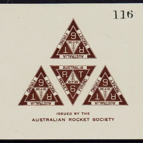 1936 (13th Jul) Moggill to Riverview sheetlet of 4 ...