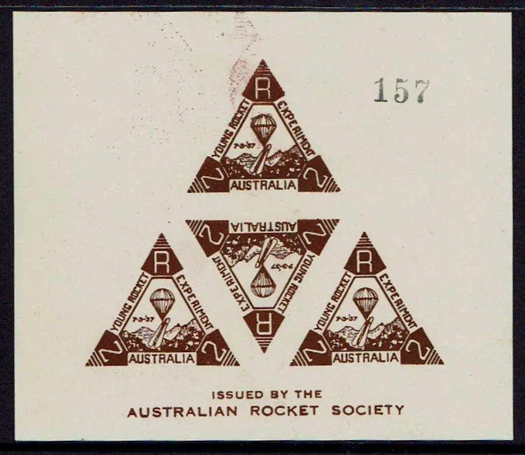 1937 (23rd Mar) Enogerra Rifle Range sheetlet of 4 ... Image 1++