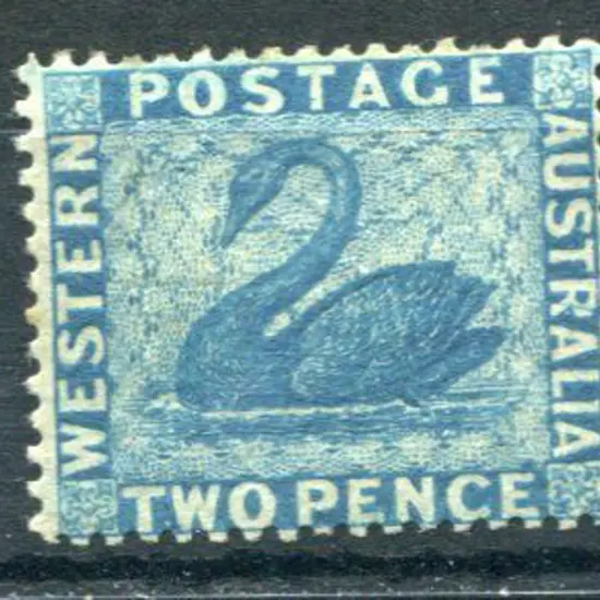 1861 2d blue perf. 14, Somerset House printing. ...