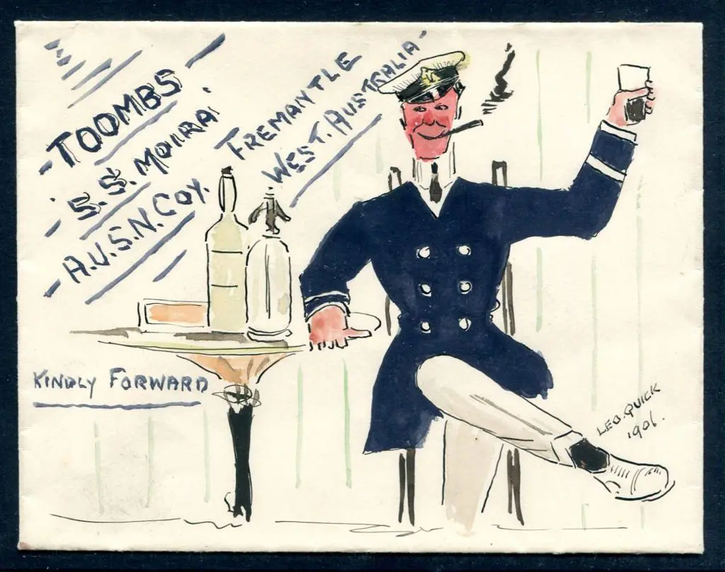 1906 Leo Quick coloured illustrated cover prepared ... Image 1++
