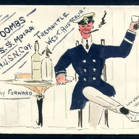 1906 Leo Quick coloured illustrated cover prepared ...
