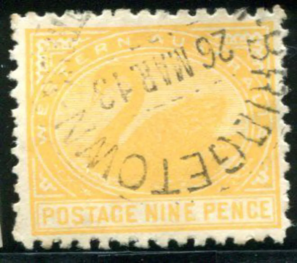 1912 9d orange, perf. 11, with upright wmk. Fine ... Image 1++